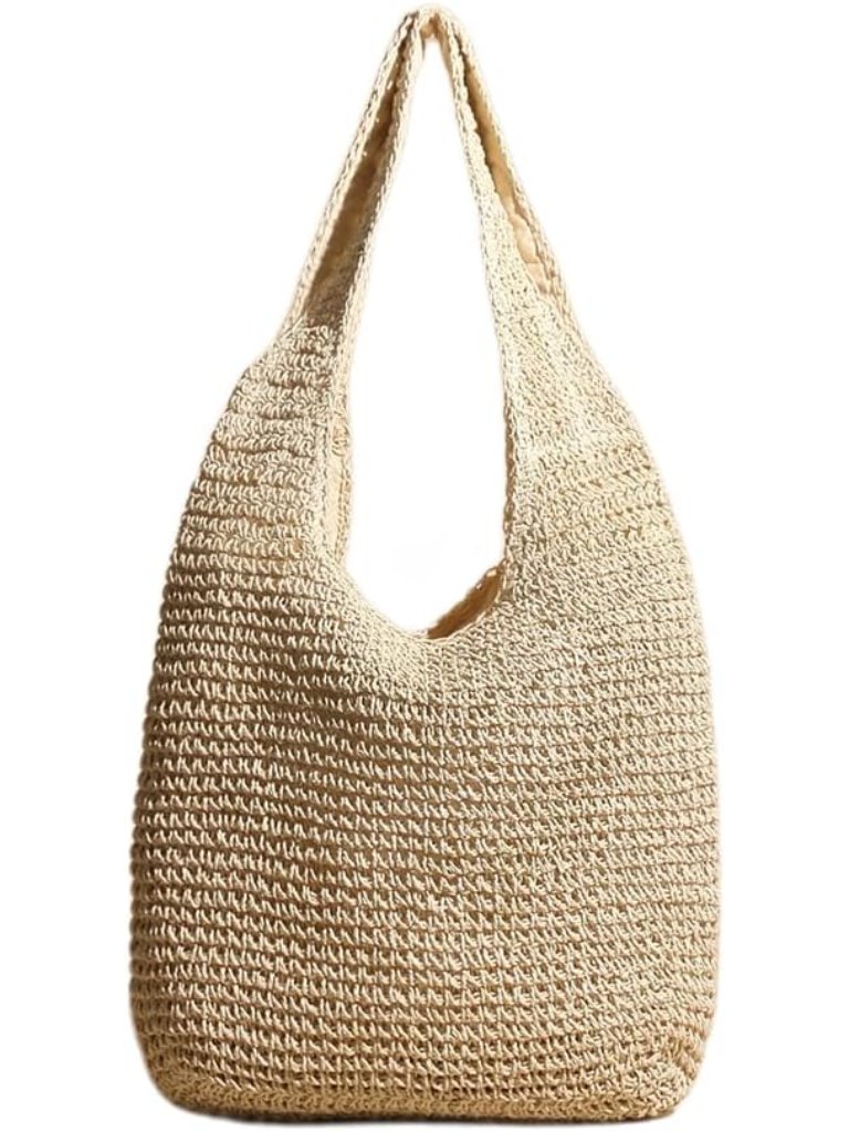 Straw Hobo Bags For Women Vintage Handbag Tote Bag Boho Crochet Beach Bag Trendy